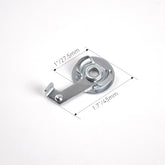 Motorized Sliding Curtain Rail Swivel Ceiling Bracket, Electric CeilingFixing Mount Bracket for Glydea Curtain Track Accessory Smart Honne Decor-4 Pack